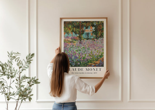 The Artist Garden - Claude Monet Plakat