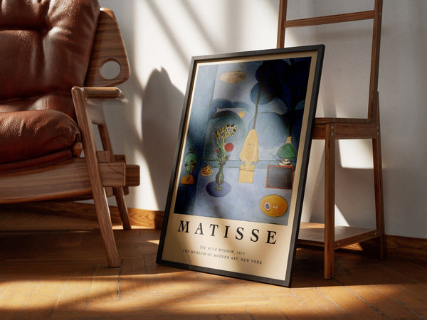 The Blue Window - Matisse Plakat | Farverig & Ikonisk Kunst