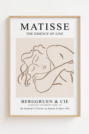 The Essence of Line – Matisse Plakat | Elegant Stregkunst

