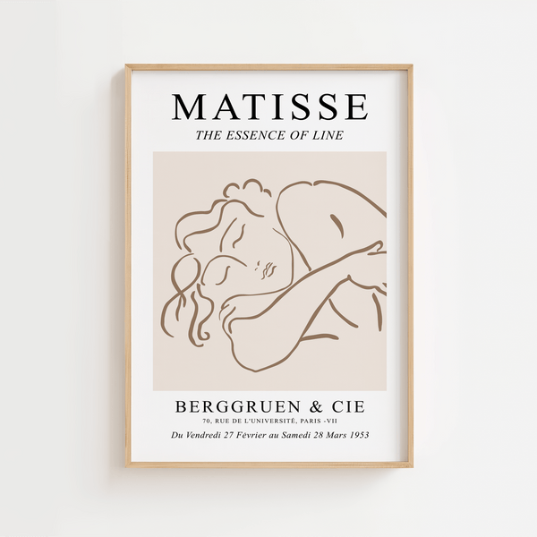 The Essence of Line – Matisse Plakat | Elegant Stregkunst

