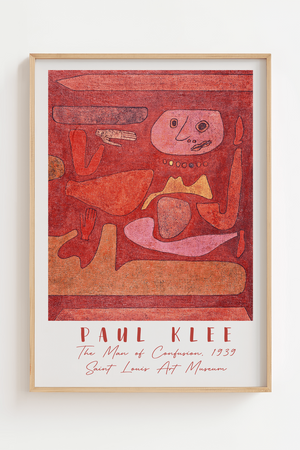The Man of Confusion Paul Klee Plakat