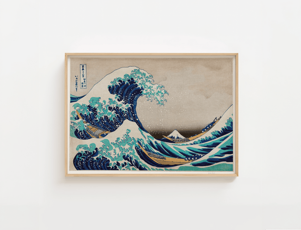 The Wave  - Hokusai Plakat