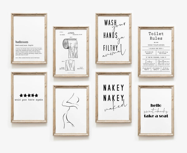 Toiletpapir Patent Plakat – Retro & Sjov Badeværelseskunst | Fra 99,-

