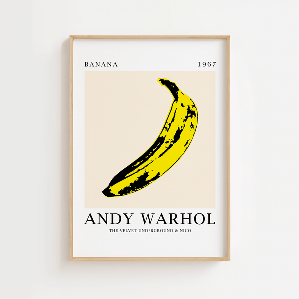 Velvet Banana - Andy Warhol Plakat