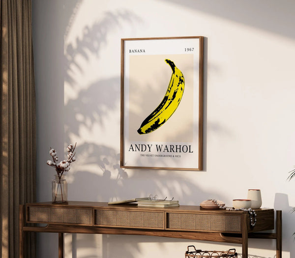 Velvet Banana - Andy Warhol Plakat