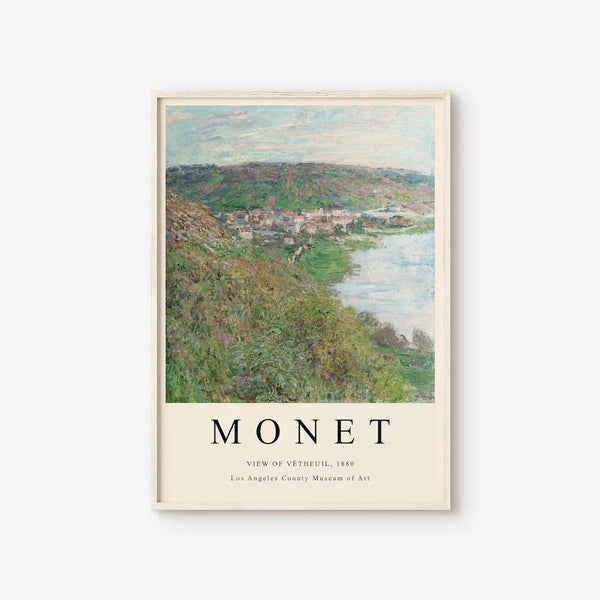 View Of Vétheuil - Claude Monet Plakat