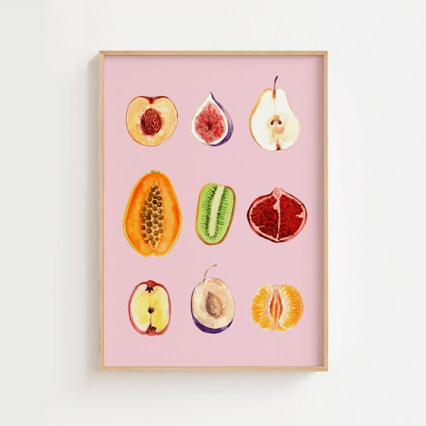 Vulva Frugt Plakat