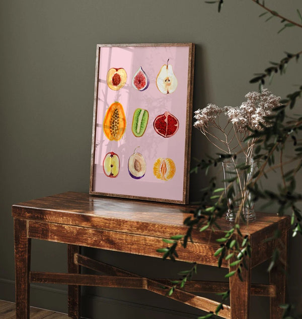 Vulva Frugt Plakat