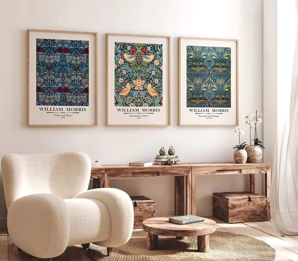 William Morris - Blue Marigold Plakat