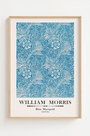 William Morris - Blue Marigold Plakat