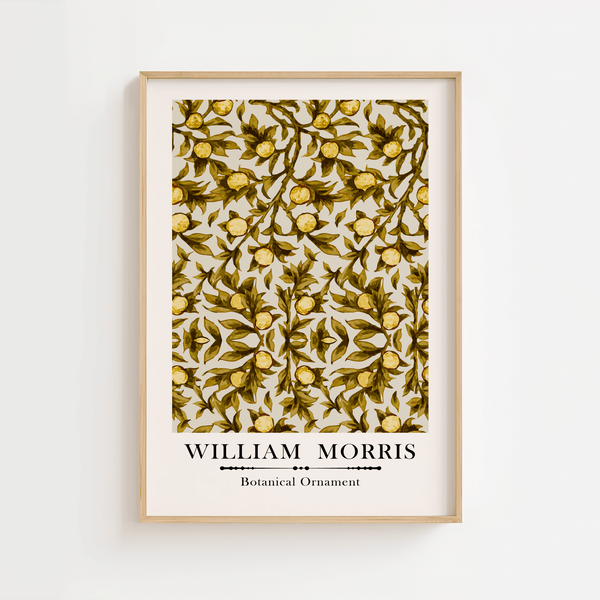 William Morris - Botanical Ornament Plakat