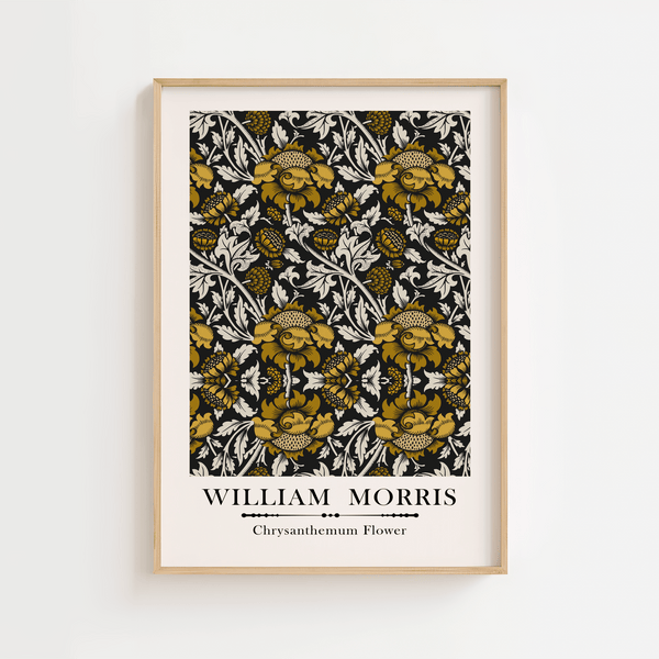 William Morris - Chrysanthemum Flower Plakat