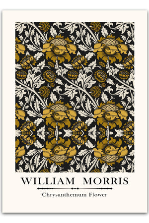 William Morris - Chrysanthemum Flower Plakat