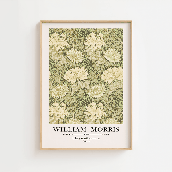 William Morris - Chrysanthemum Plakat