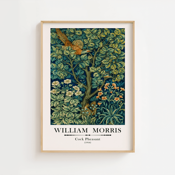 William Morris - Cock Pheasant Plakat