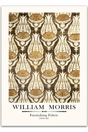 Køb vores William Morris Plakat | "Furnishing Fabric plakat
