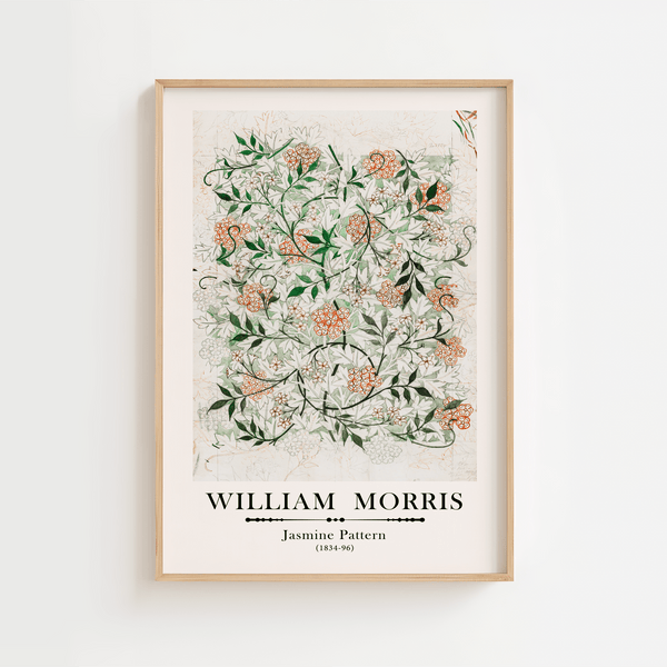 William Morris - Jasmine Pattern Plakat