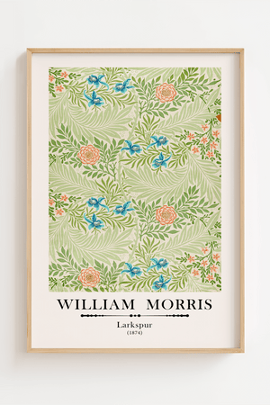 William Morris - Larkspur Plakat