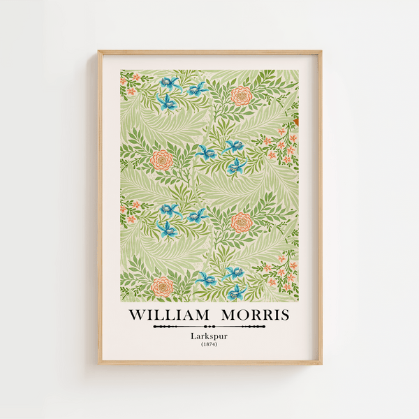 William Morris - Larkspur Plakat