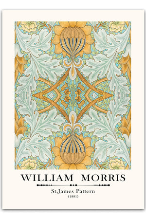 Køb vores William Morris Plakat | "St. James Pattern" Plakat