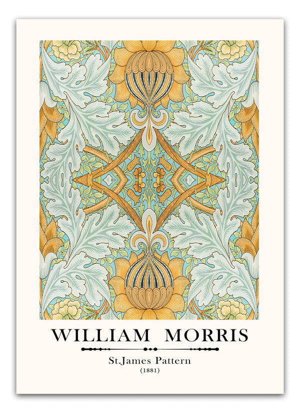 Køb vores William Morris Plakat | "St. James Pattern" Plakat