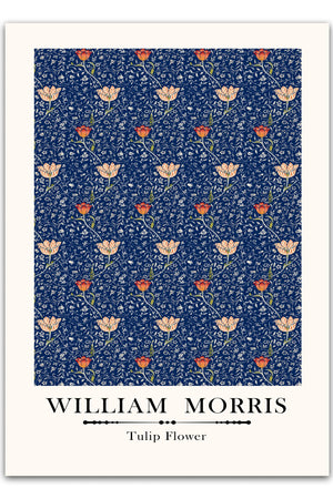 William Morris - Tulip Flower Plakat