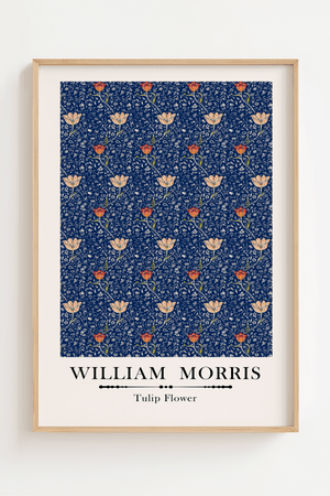 William Morris - Tulip Flower Plakat