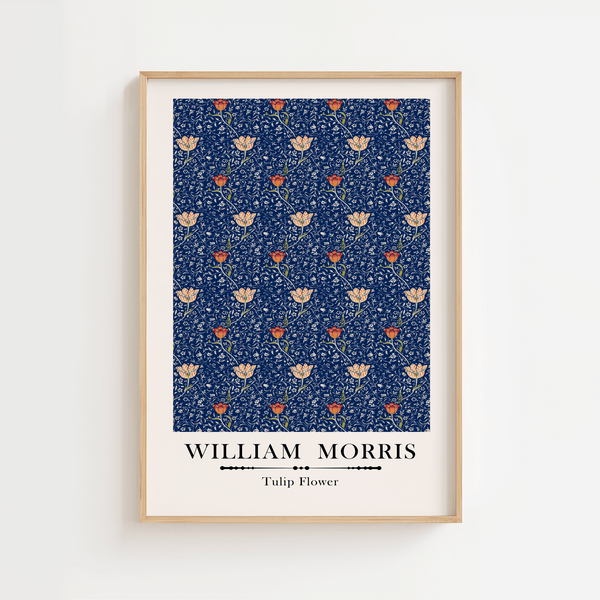 William Morris - Tulip Flower Plakat