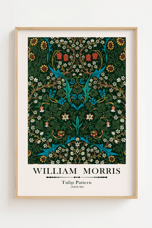 William Morris - Tulip pattern Plakat