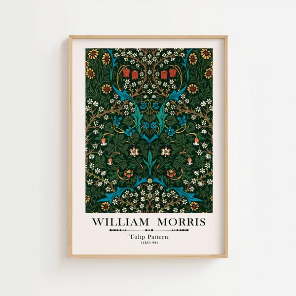 William Morris - Tulip pattern Plakat