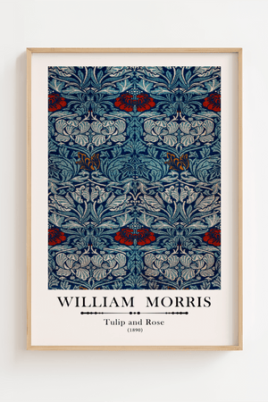 William Morris - Tulip & Rose Plakat