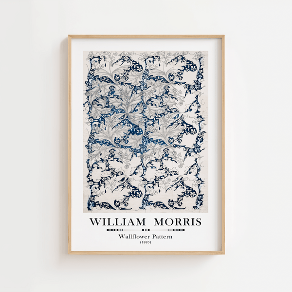 William Morris - Wallflower Pattern Plakat