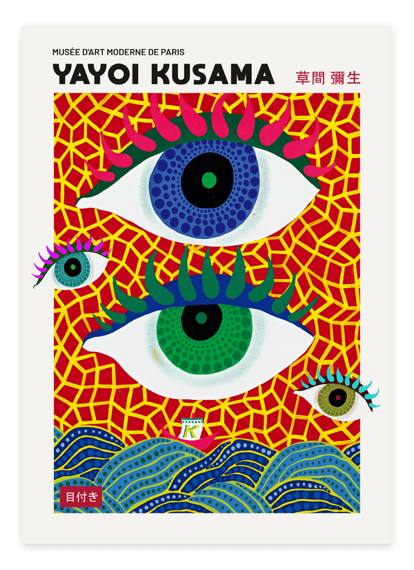 Yayoi Death Eyes Plakat