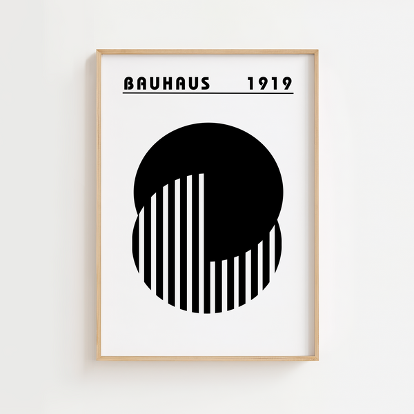 Bauhaus Circles Collide Plakat